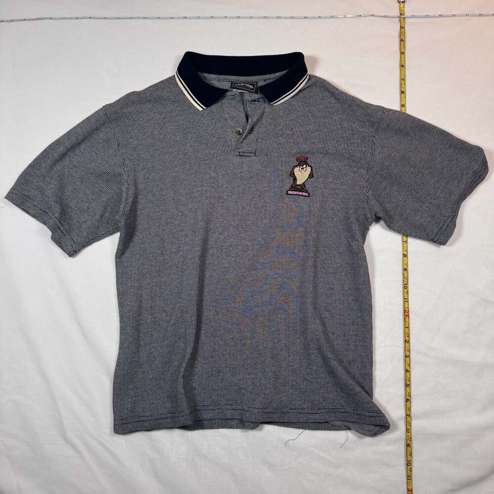 Vintage 1998 Looney Tunes Classic Collection Taz Naughty Or Nice Polo Shirt